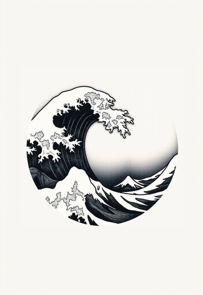 30 Male First Tattoo Ideas That Are Meaningful and Cool - 30. The Simple Wave