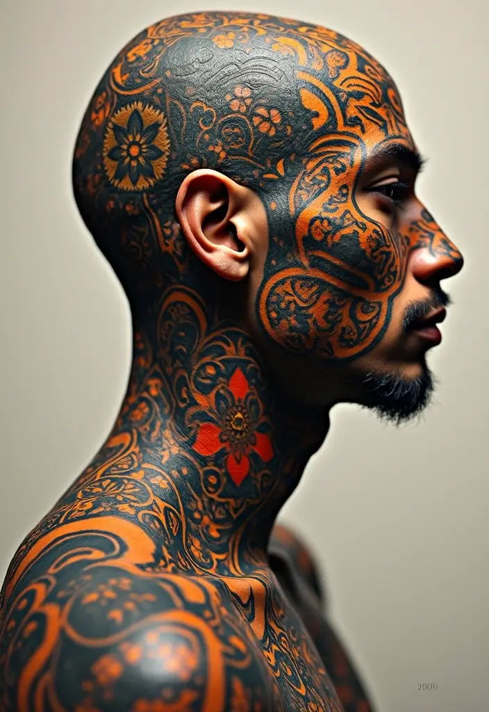 30 Most Popular Body Parts for Men to Tattoo - 30. Temple Tattoos