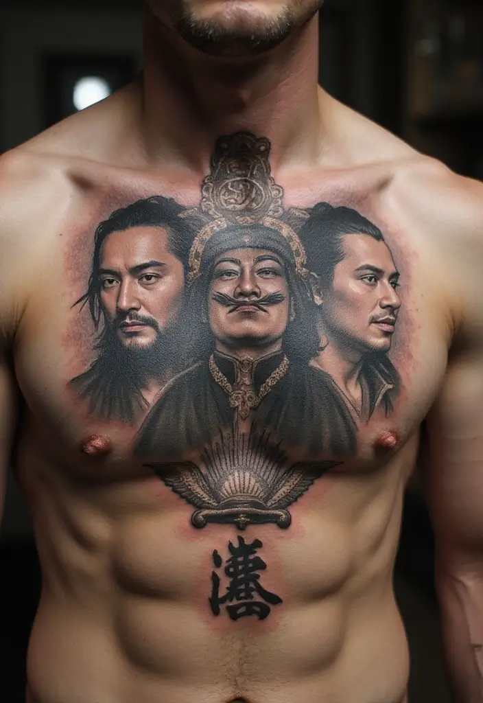 30 Naruto Tattoo Symbols for True Anime Fans - 30. The Hokage Monument