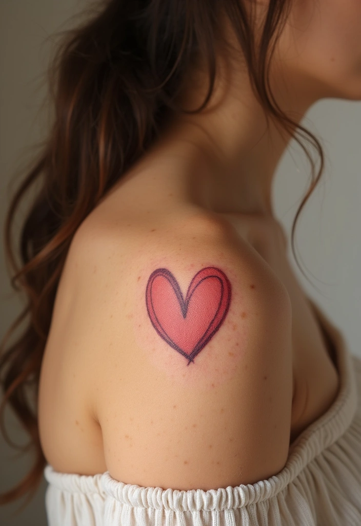 30 Shoulder and Back Tattoos for Women That Look Stunning - 30. Heartfelt Reminders
