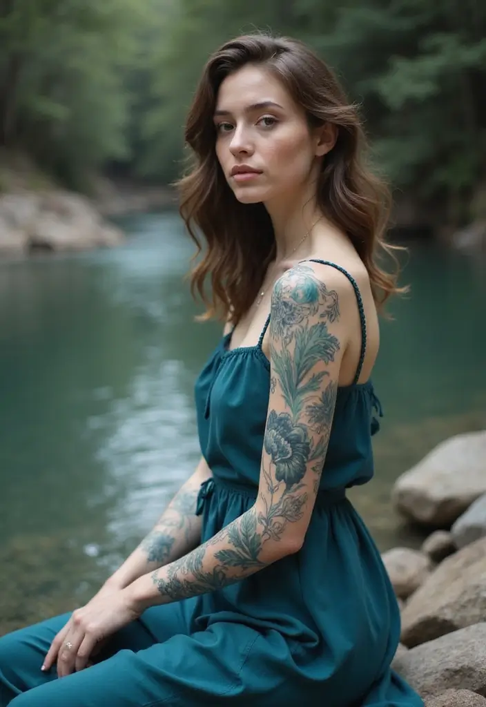 30 Water Tattoo Sleeve Ideas Full of Fluid Motion - 30. Inspirational Water Quotes