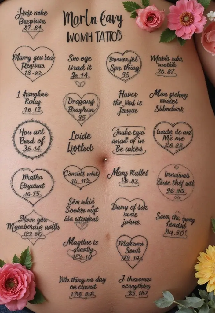30 Womb Tattoo Concepts with Powerful Feminine Symbolism - 30. Celebrating Your Journey with Womb Tattoos