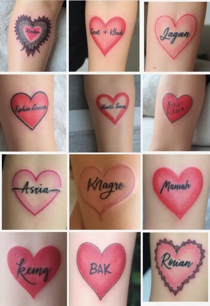 30 Heart Tattoos with Names to Celebrate Love and Bonds - Conclusion