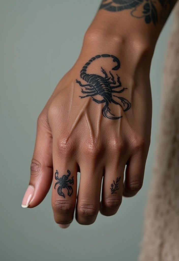 30 Scorpion Tattoo on Hand Meaning and Bold Designs - Conclusion: Celebrate Your Scorpio Spirit with Bold Ink