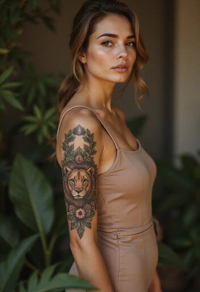 30 Arm Tattoos for Women with Stylish and Bold Looks - 3. Animal Instincts