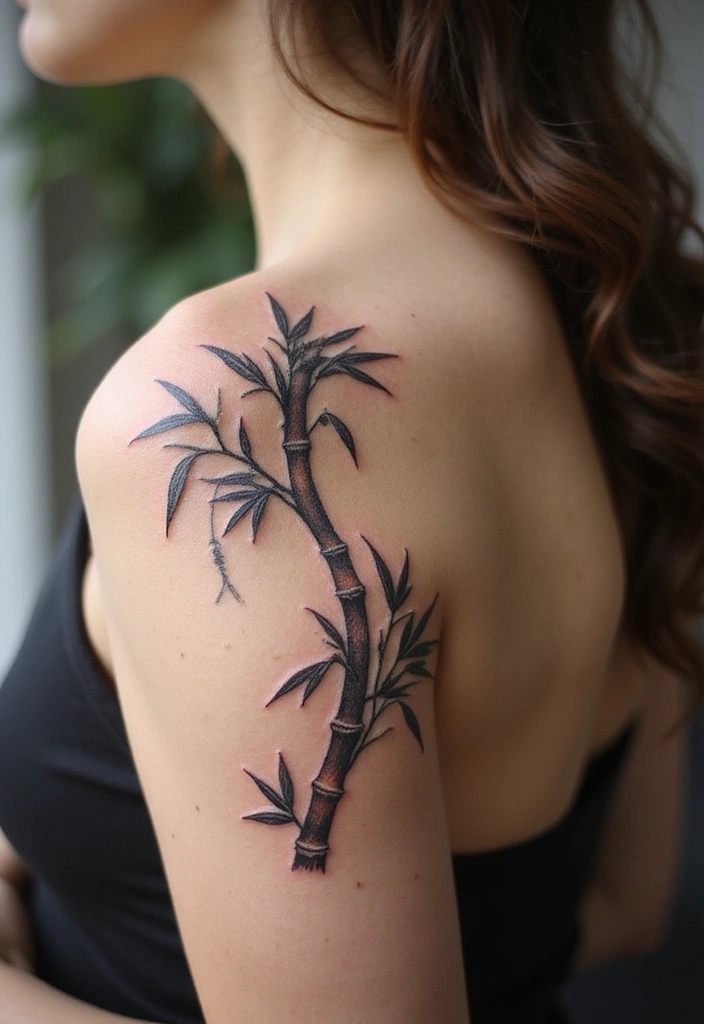 30 Bamboo Tattoo Meaning and Artistic Designs - 3. Flexibility and Adaptability