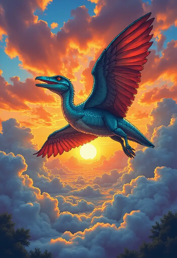 30 Dino Tattoo Meaning and Creative Design Ideas - 3. Pterodactyl: Freedom and Adventure