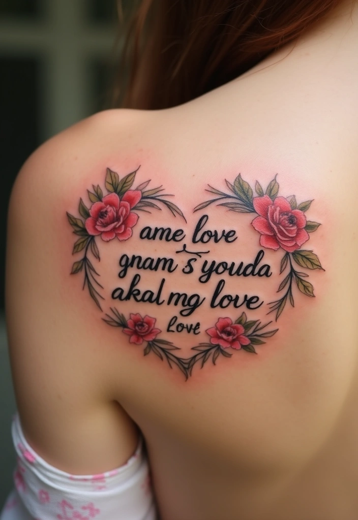 30 Eternal Love Tattoo Designs for Lasting Connection - 3. Love Quotes