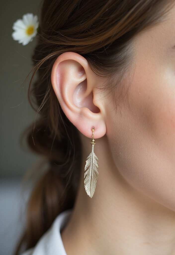 30 Feather Tattoo Behind Ear Meaning and Ideas - 3. Spiritual Guidance