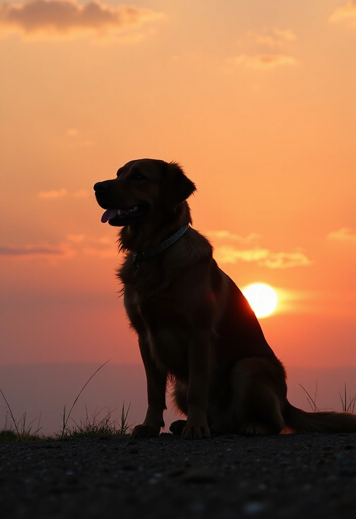 30 Golden Retriever Memorial Tattoos Honoring Beloved Pets - 3. Golden Retriever Silhouette