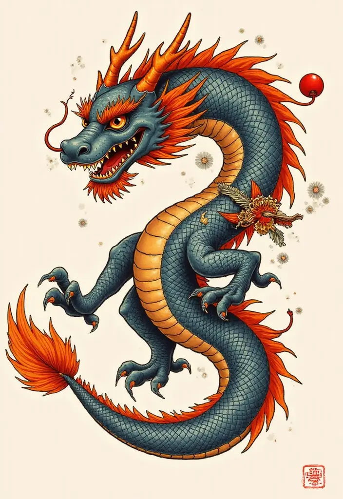 30 Japanese Dragon Tattoos That Showcase Power and Elegance - 3. The Guardian Dragon: Protector of the Realm