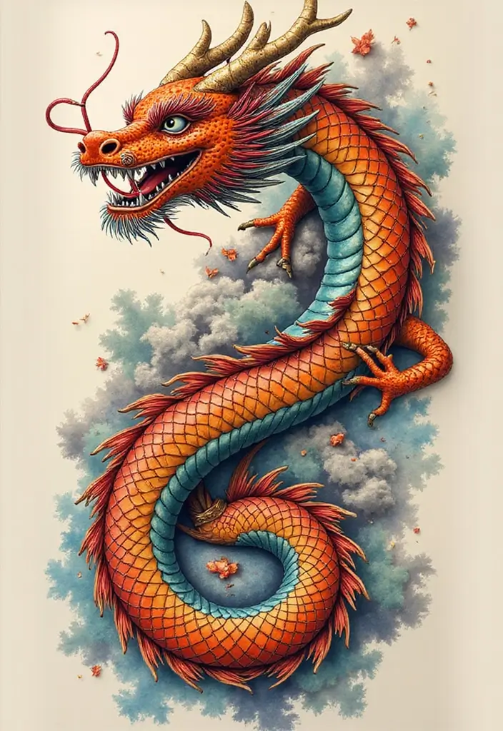 30 Japanese Sleeve Tattoo Designs for Bold Ink Lovers - 3. Fierce Dragons
