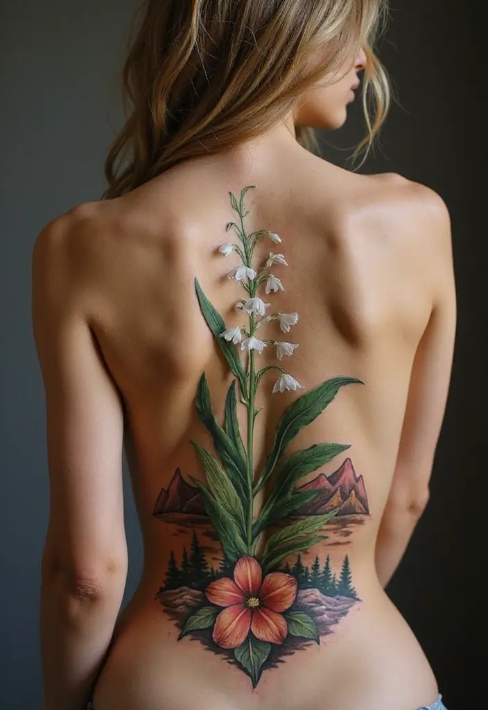 30 Lily of the Valley Tattoo Meaning and Design Ideas - 3. For the Love of Nature