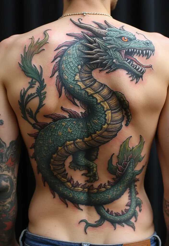 30 Futuristic Mech Tattoo Inspirations for Sci-Fi Fans - 3. Mech Dragon Tattoo