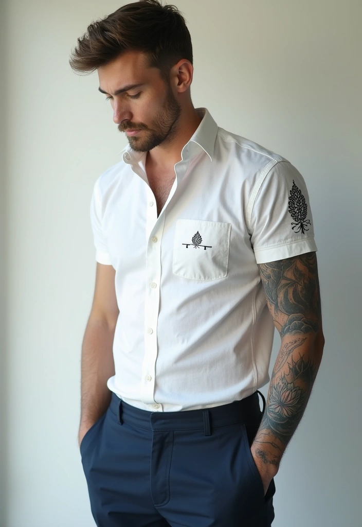 30 Men’s Floral Tattoo Half Sleeve Inspirations - 3. Lotus Flower Serenity