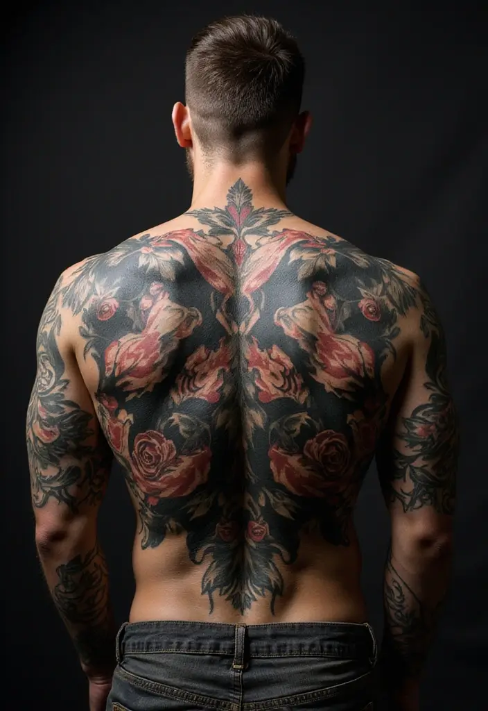 30 Most Popular Body Parts for Men to Tattoo - 3. Back Tattoos