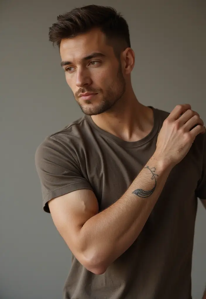 30 Subtle Men Tattoos That Look Minimal Yet Powerful - 3. Subtle Wave