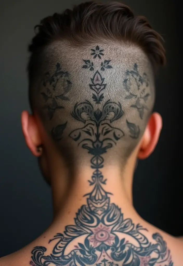 30 Tattooing Is Beauty Enhancement Ideas to Inspire You - 3. Hair Tattoos