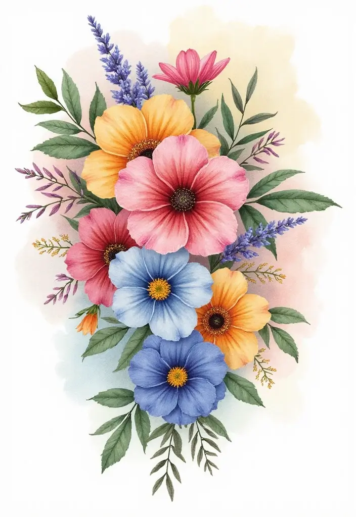 30 Bold Tattoo Head Designs That Stand Out - 3. Floral Designs with a Twist
