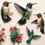 30 3D Hummingbird Tattoos That Feel Lifelike