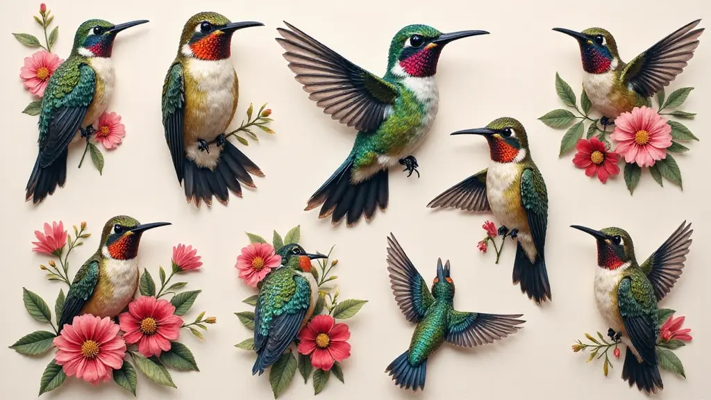 30 3D Hummingbird Tattoos That Feel Lifelike