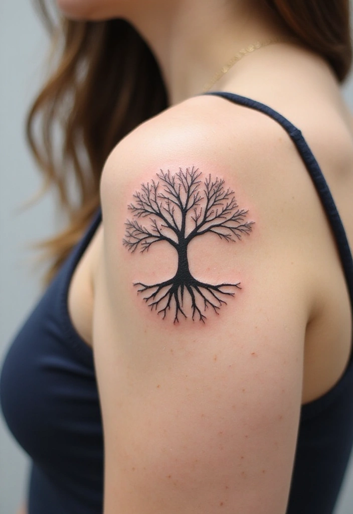 30 Infinity Friendship Tattoo Ideas for Everlasting Bonds - 4. Infinity Tree of Life