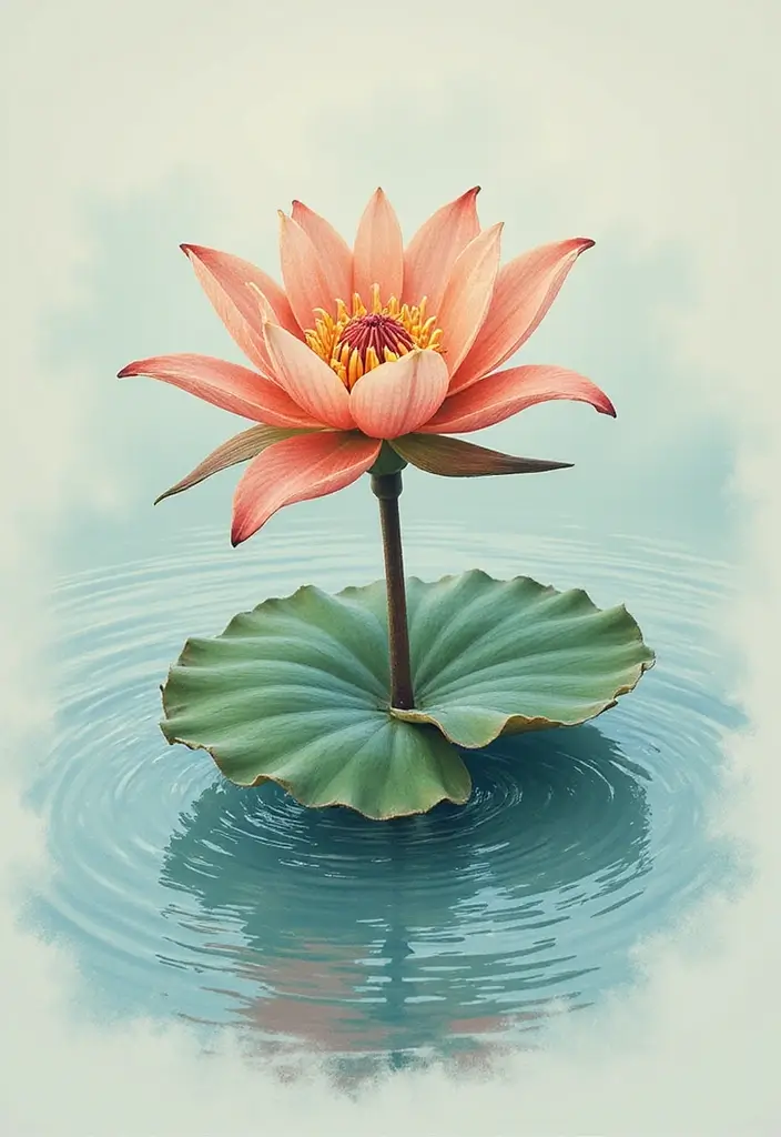 30 Lily Tattoo Symbolism Ideas for Elegant Ink - 4. The Calm After the Storm