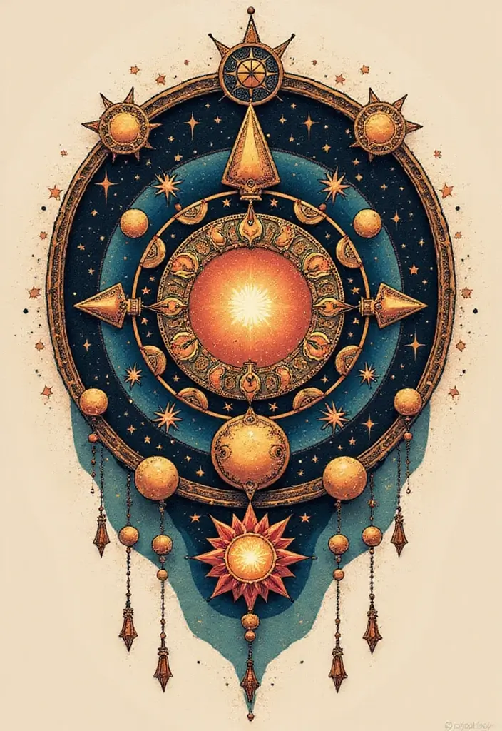 30 Mandala Tattoo Ideas with Spiritual and Geometric Beauty - 4. Cosmic Mandala