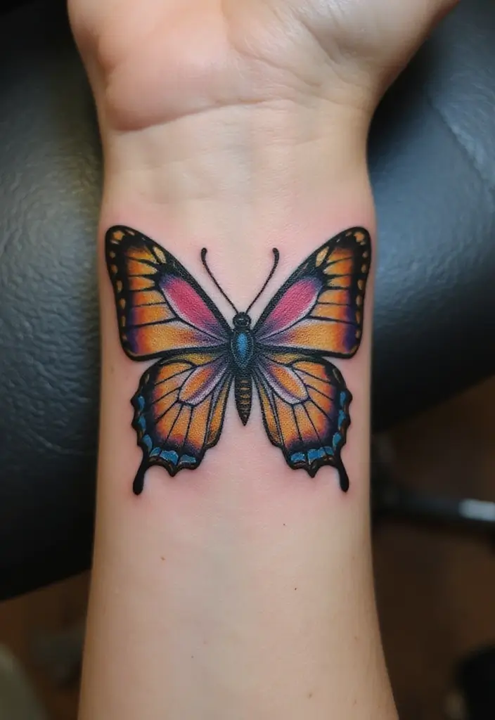 30 Futuristic Mech Tattoo Inspirations for Sci-Fi Fans - 4. Mech Butterfly Tattoo