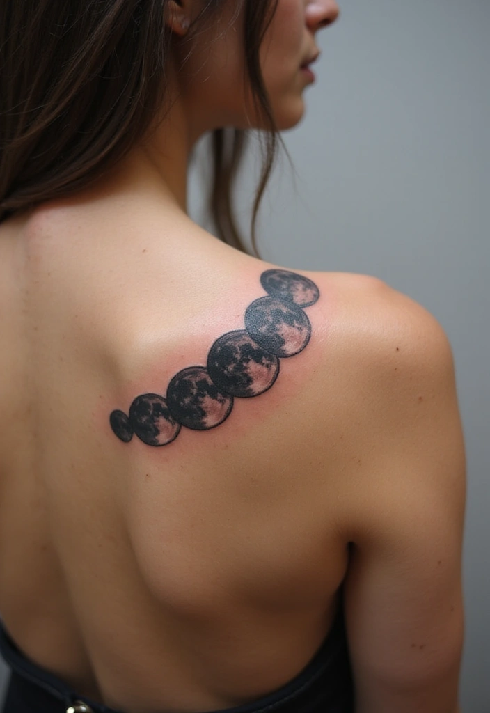 30 Moon Tattoos for Men That Radiate Power and Mystery - 4. Moon Phases