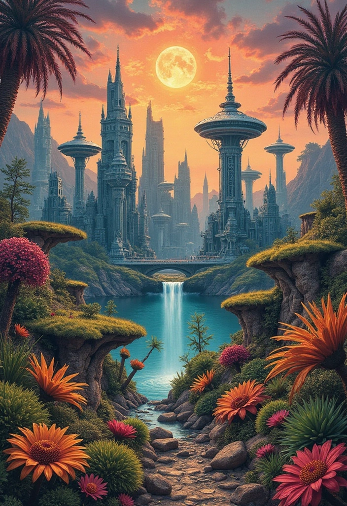 30 Realistic Alien Tattoo Inspirations That Look Out of This World - 4. Alien Landscapes