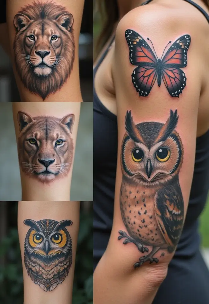 30 Sexiest Tattoos for Women with Confident Style - 4. Animal Inspirations