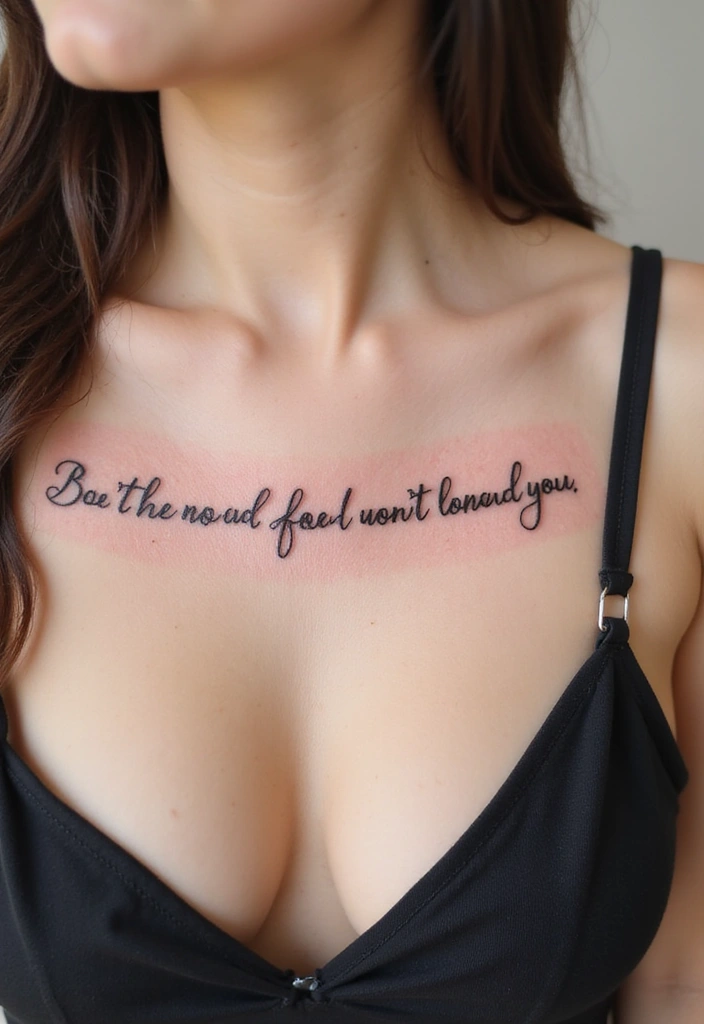 30 Small Tattoo Placements That Make a Big Statement - 4. Small Quote on the Ribcage