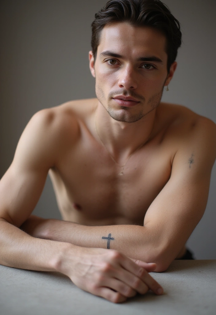 30 Symbol Hand Tattoos for Men That Speak Volumes - 4. A Minimalist Cross