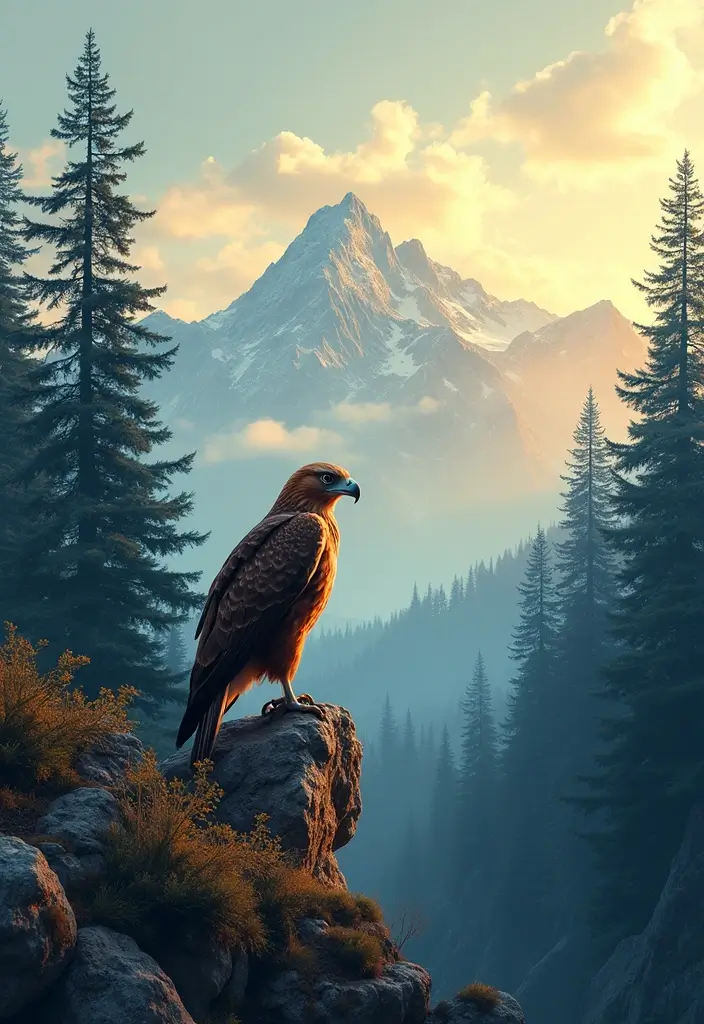 30 Hawk Tattoo Designs That Represent Vision and Strength - 4. Hawk in Nature