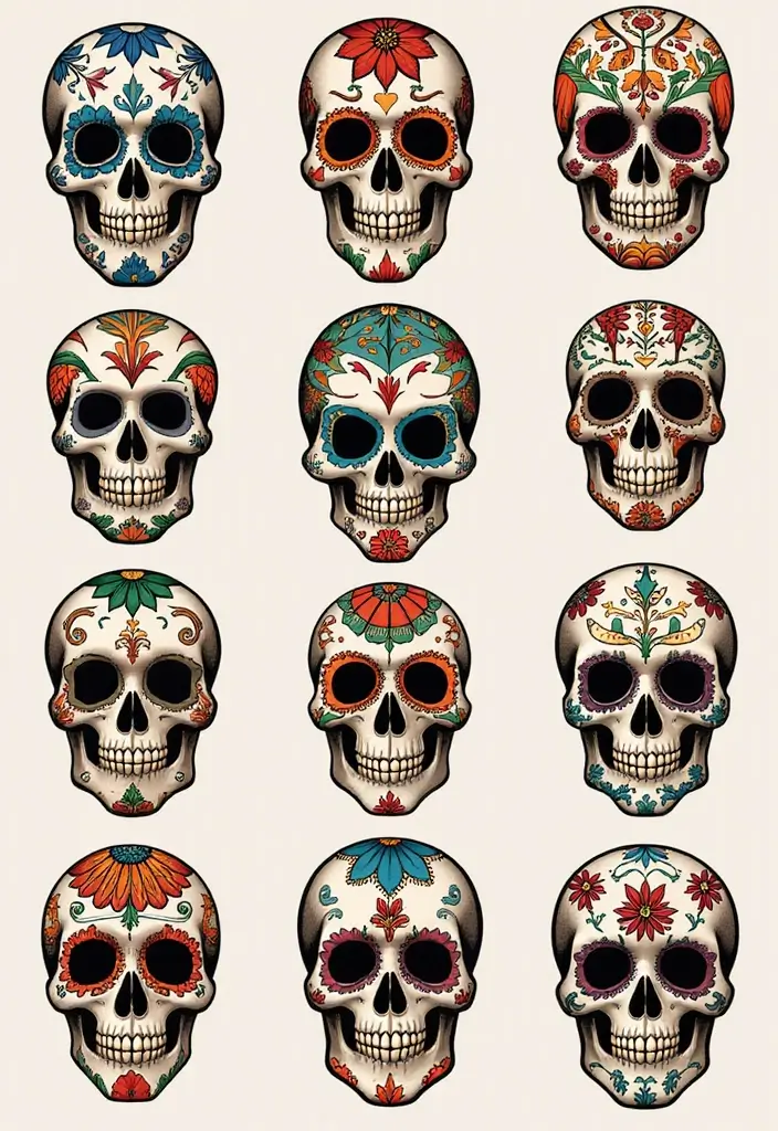 30 Candy Skull Tattoo Meaning and Creative Designs - 5. Cultural Significance of Candy Skull Tattoos