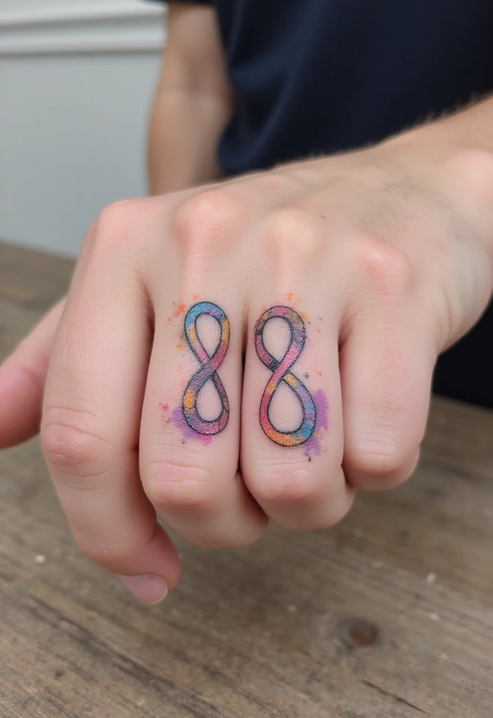 30 Infinity Friendship Tattoo Ideas for Everlasting Bonds - 5. Double Infinity