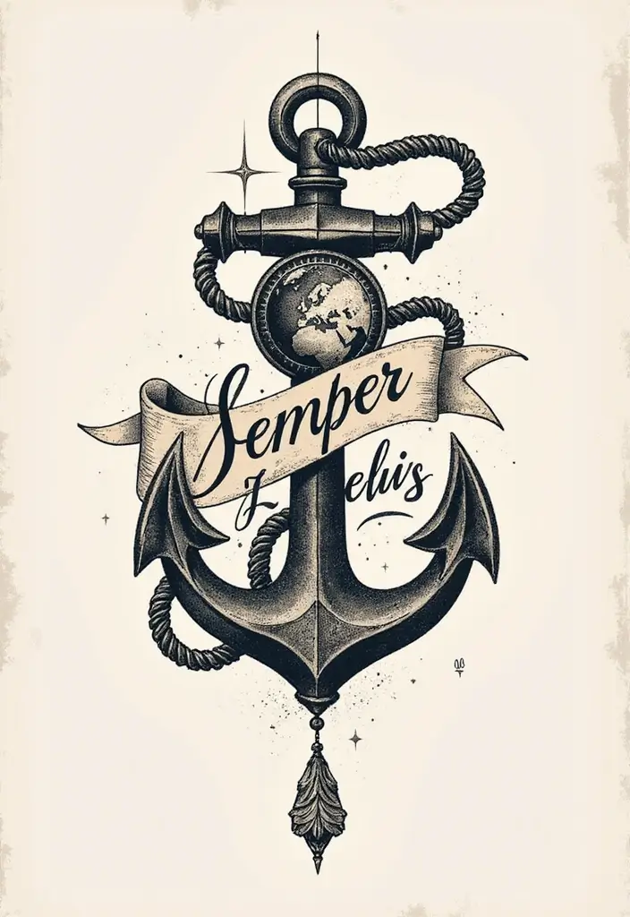 30 LDRSHIP Tattoo Ideas Inspired by Military Values - 5. The Semper Fidelis
