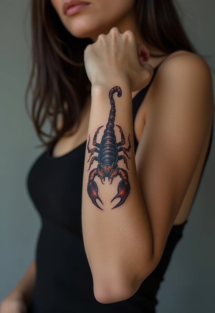 30 Scorpion Tattoo on Hand Meaning and Bold Designs - 5. Realistic Scorpion Tattoos: A Lifelike Representation