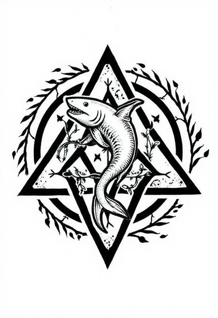 30 Tattoo Shark Meaning and Design Inspirations - 5. The Symbol of Protection