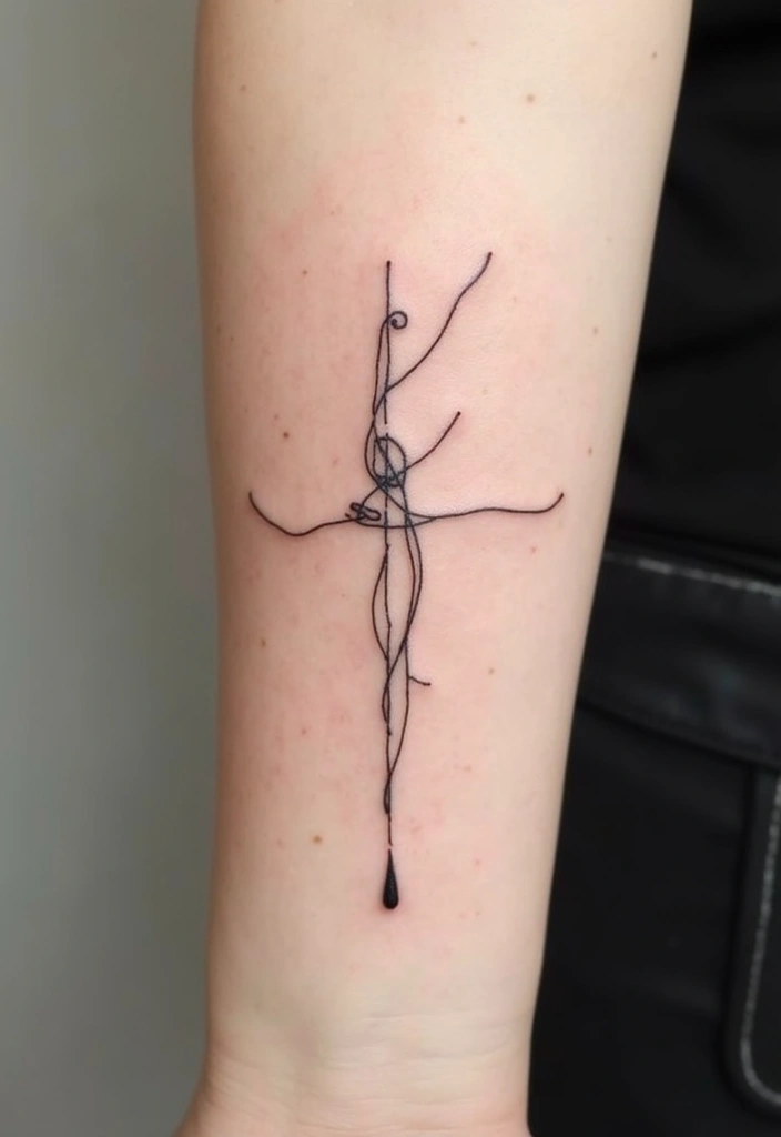 30 Blackwork Tattoo Ideas That Are Bold and Artistic - 6. Minimalistic Tattoos