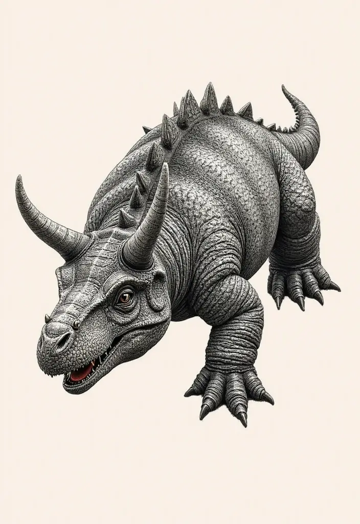 30 Dino Tattoo Meaning and Creative Design Ideas - 6. Ankylosaurus: The Armored Defender