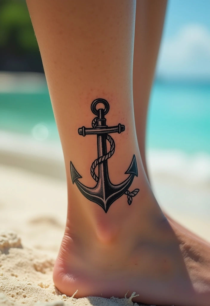 30 Eternal Love Tattoo Designs for Lasting Connection - 6. Anchor Tattoos