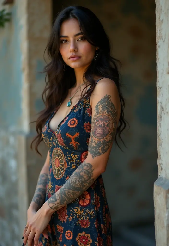 30 Zodiac Aries Tattoo Ideas Full of Fire and Energy - 6. Astrological Wheel