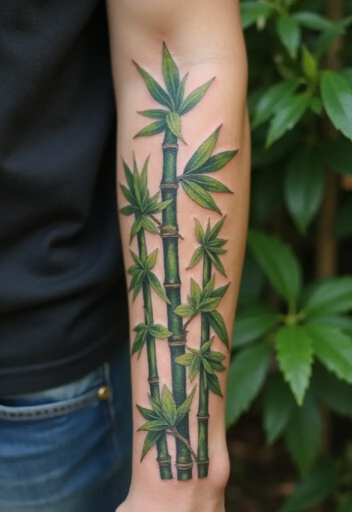 30 Bamboo Tattoo Meaning and Artistic Designs - 7. Environmental Awareness