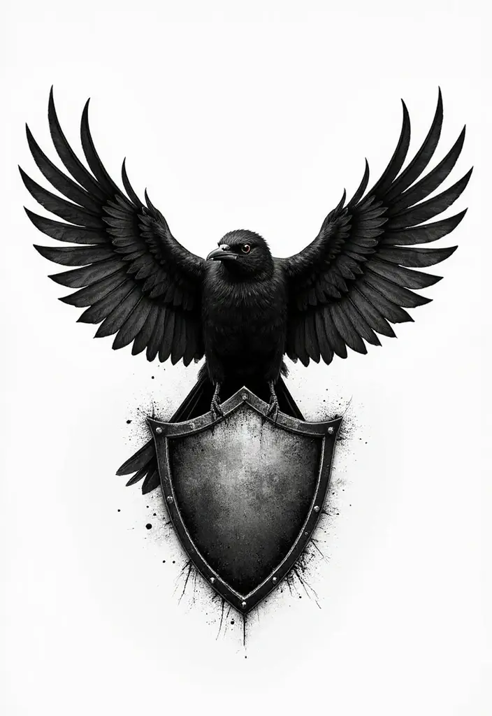 30 Blackbird Tattoo Meaning and Stunning Design Inspirations - 7. Protection and Guardianship