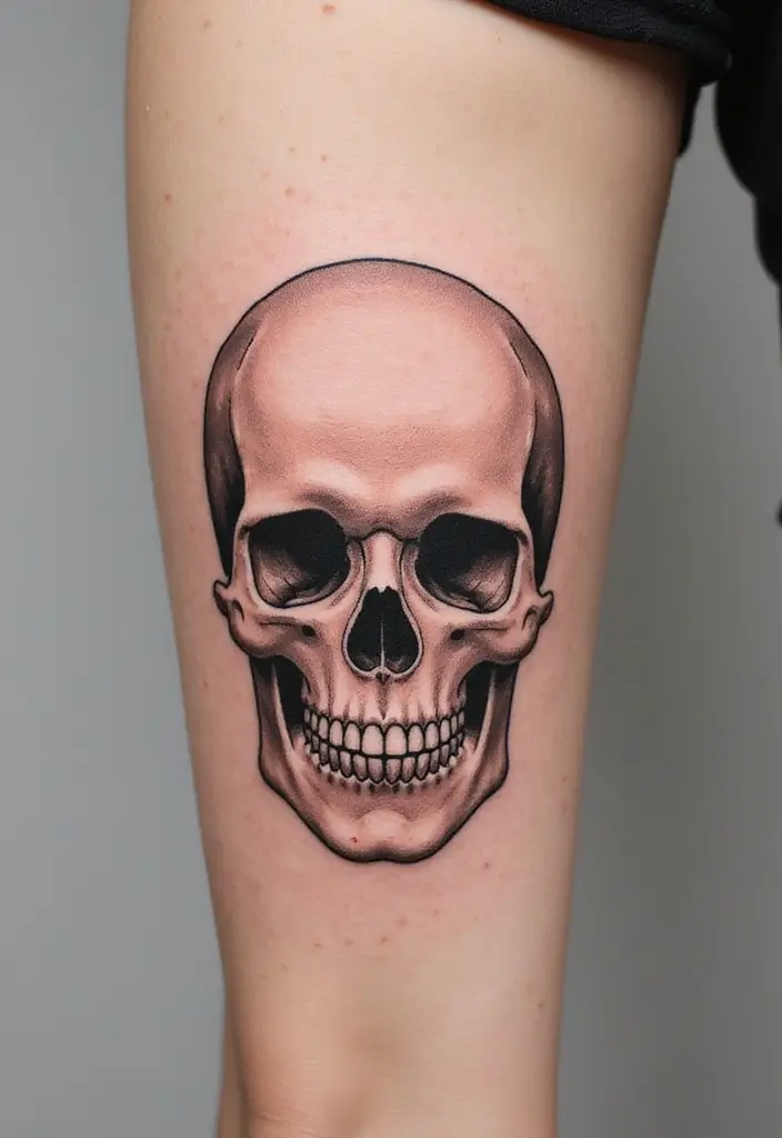 30 Candy Skull Tattoo Meaning and Creative Designs - 7. The Popularity of Minimalist Candy Skull Tattoos