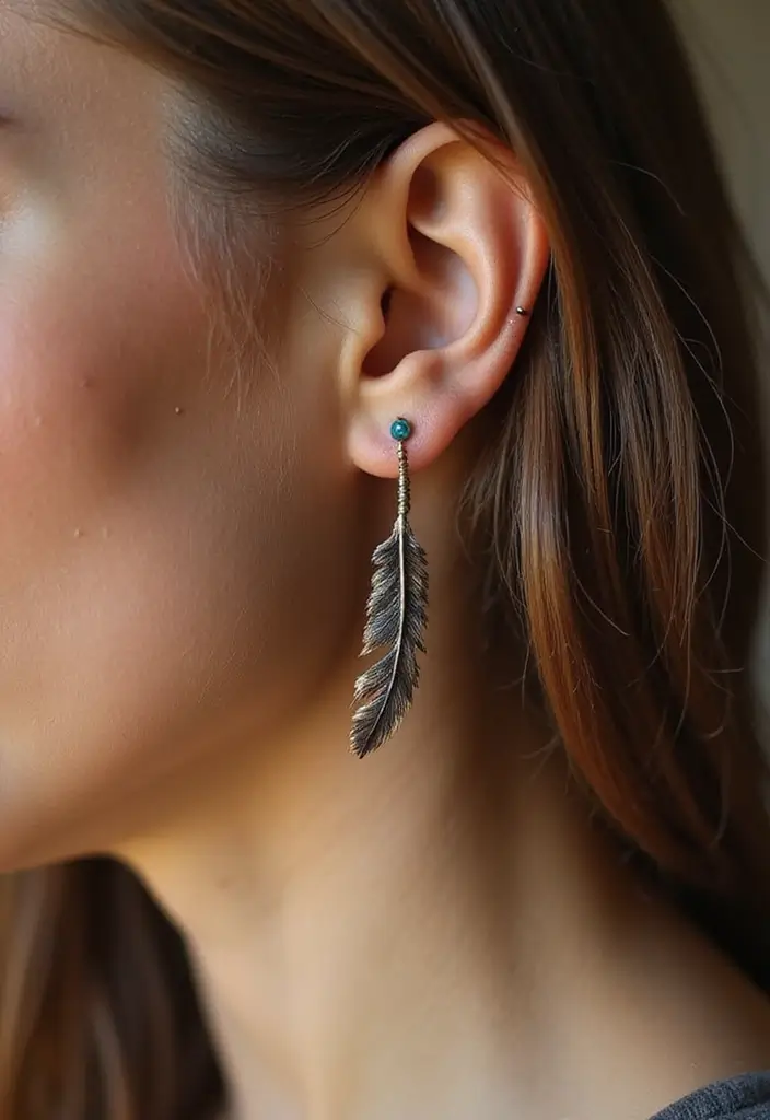 30 Feather Tattoo Behind Ear Meaning and Ideas - 7. Adventure and Exploration