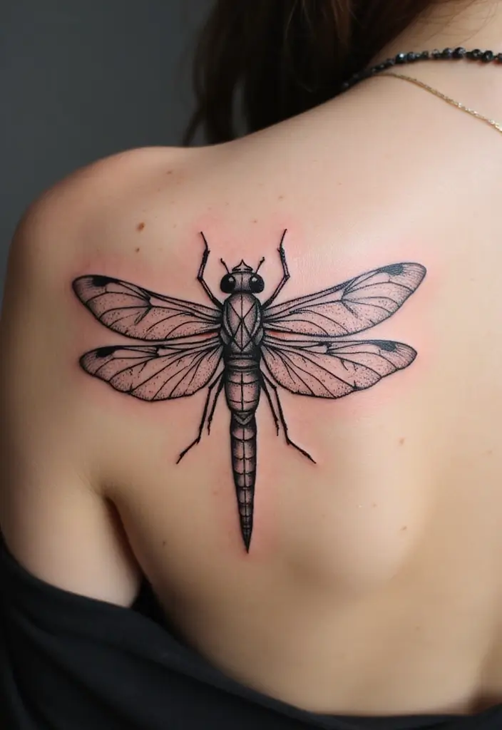 30 Firefly Tattoo Designs That Glow with Meaning - 7. Geometric Firefly