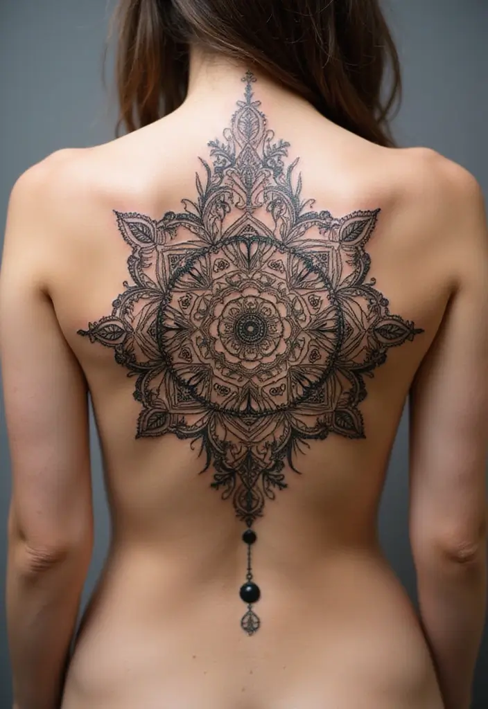 30 Karma Tattoo Meaning and Stunning Design Ideas - 7. Mandala Designs